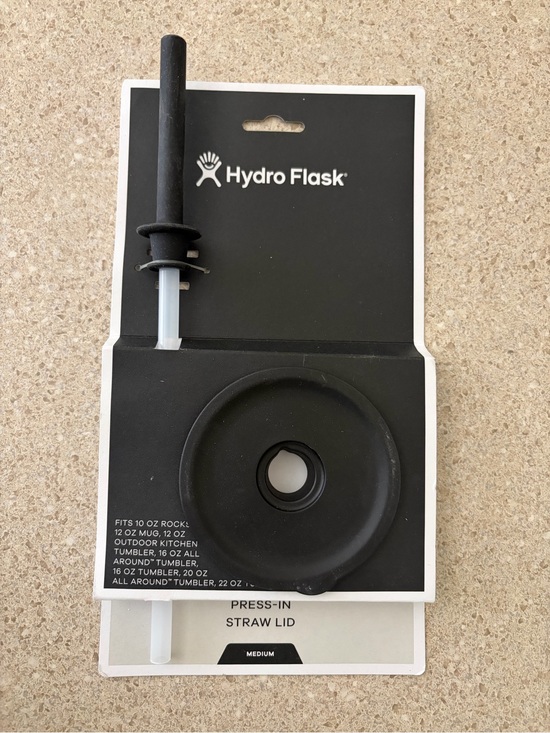 Hydro Flask Other - Hydro Flask Black Press-In Straw Lid Replacement
